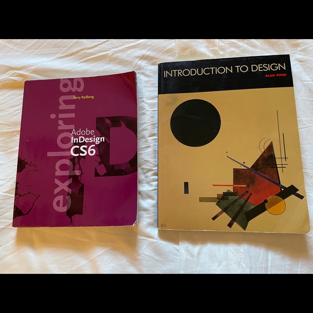 2 GRAPHIC DESIGN PAPERBACKS ADOBE INDESIGN CS6 & INTRODUCTION TO DESIGN